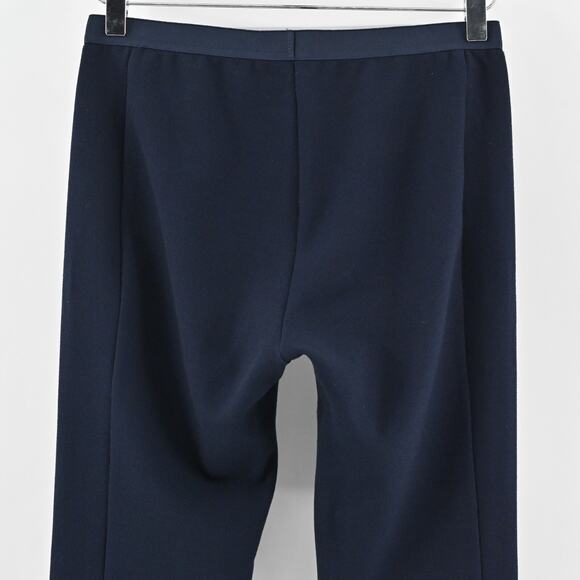 CHALAYAN Pants Womens Size 40 Navy Blue‎ Quiet Luxury Stretch Pull On Skinny Leg - Picture 5 of 12